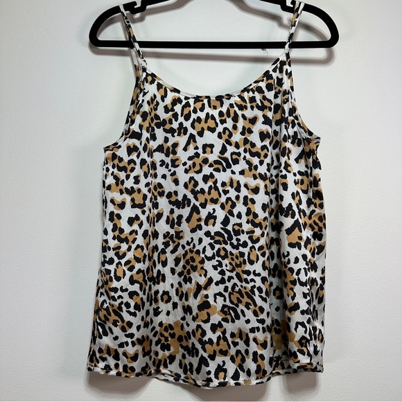 Aritzia Babaton | Animal Print Tank Top | Cheetah Print Cami - Picture 3 of 7